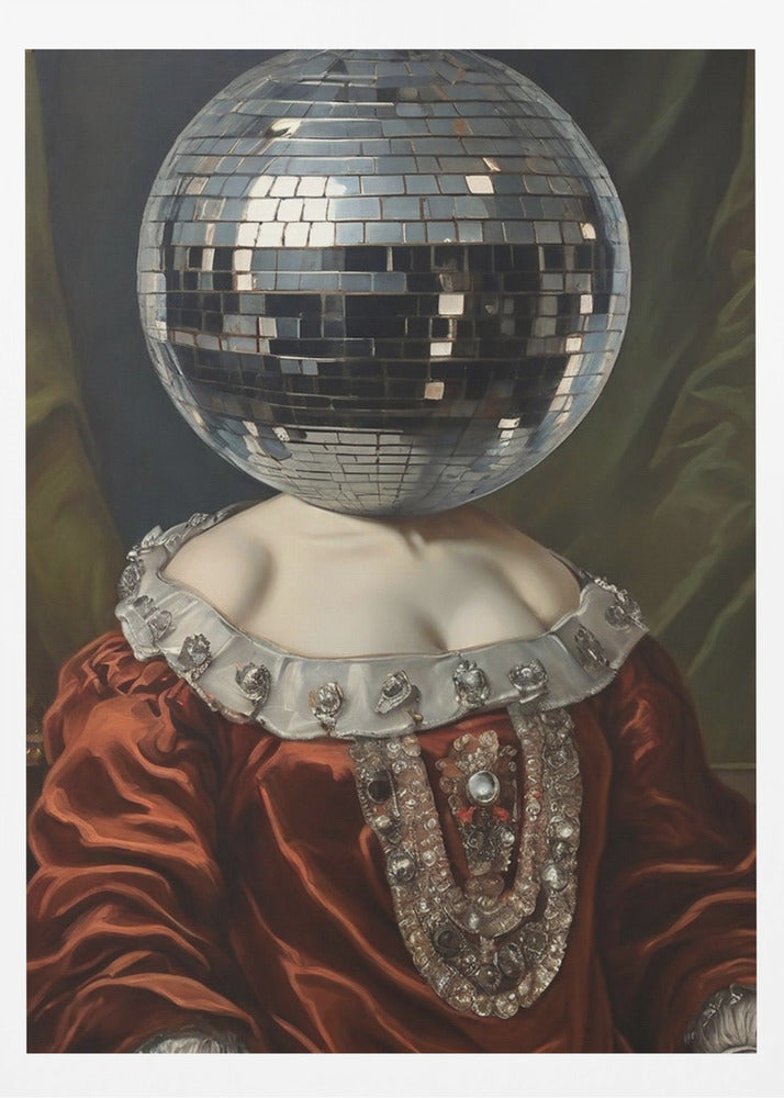 Boule disco antique | Affiche