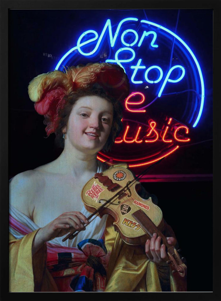 Musikken Stopper | Plakater - Kunsttryk