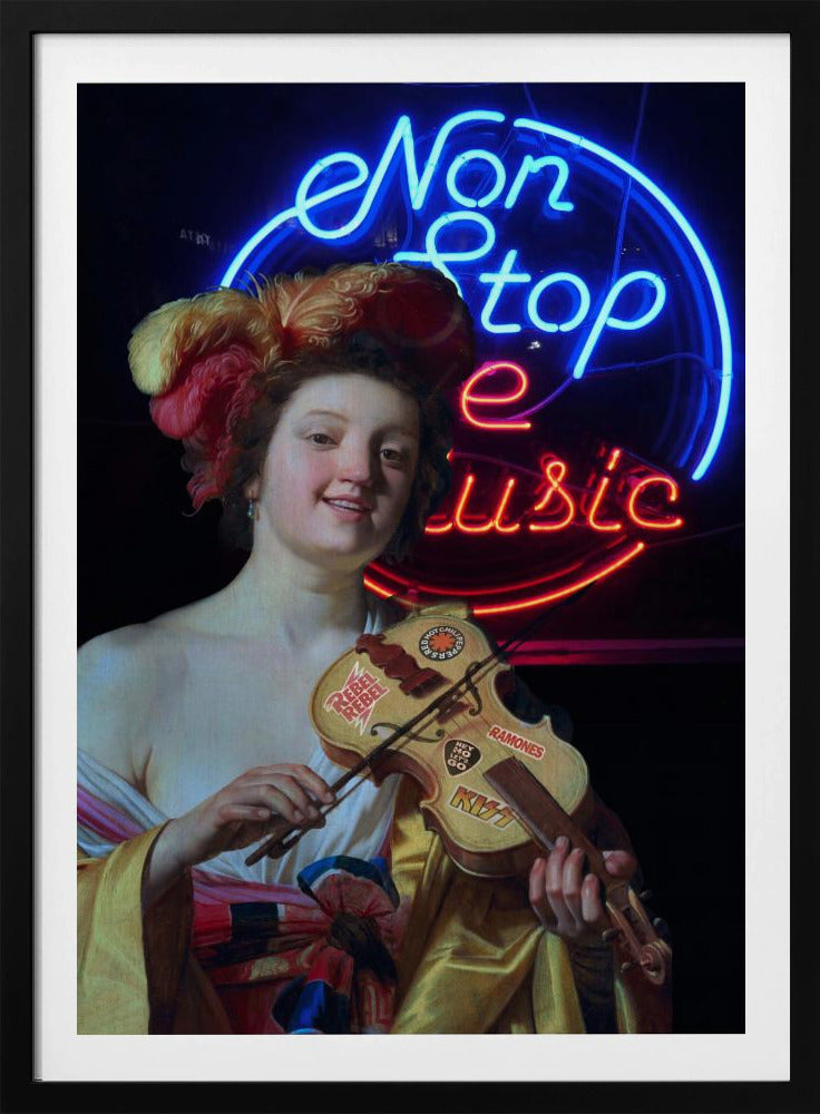 Musikken Stopper | Plakater - Kunsttryk