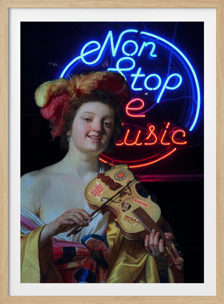 Musikken Stopper | Plakater - Kunsttryk