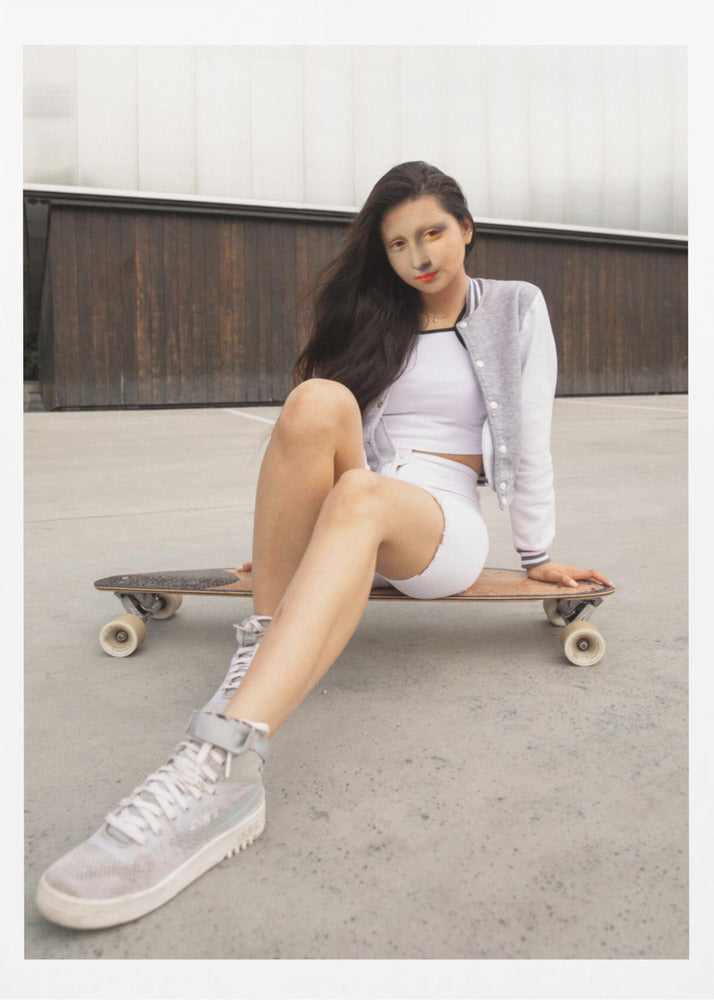 Monalisa la patineuse | Affiche