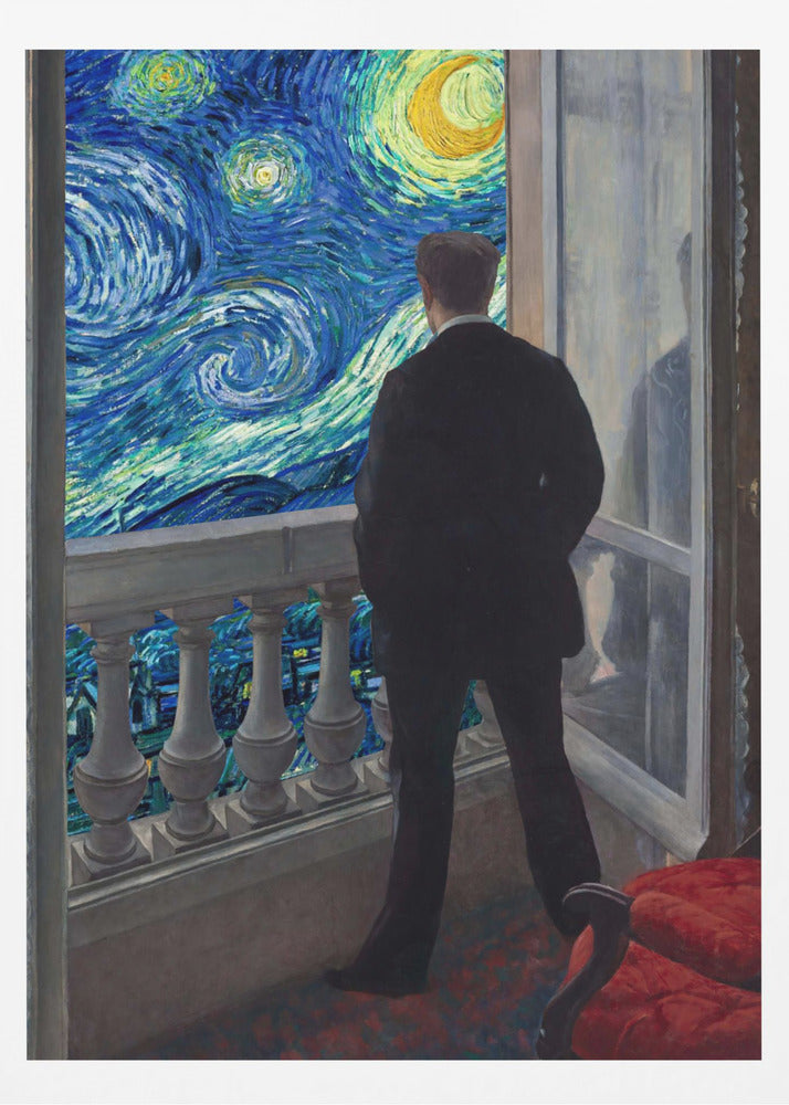 Vue de la nuit étoilée | Affiche