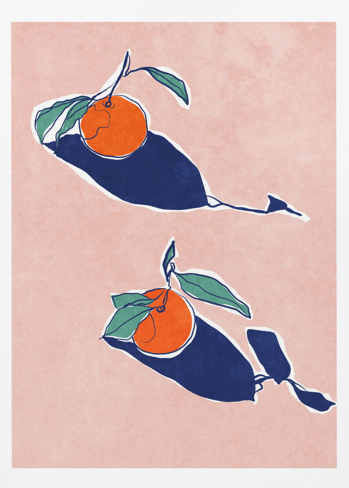 Abstract Oranges | Poster