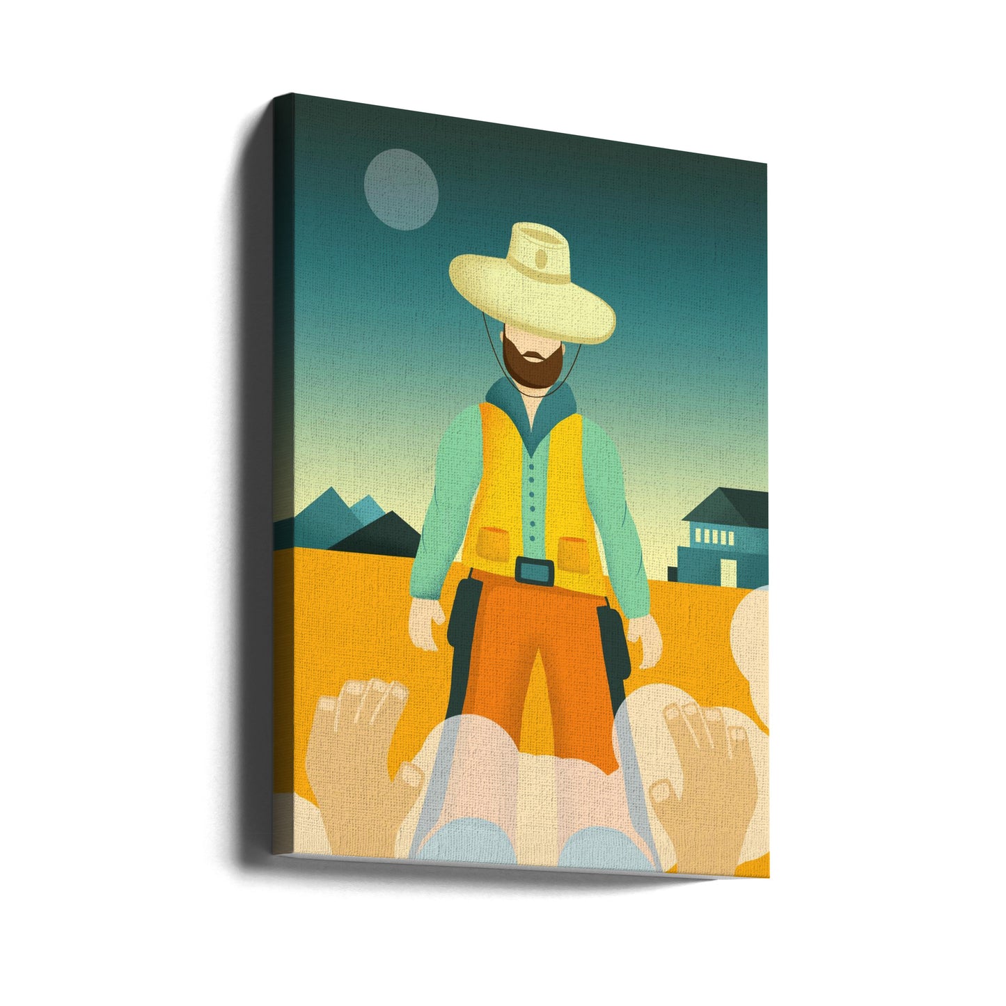 Der Cowboy | Leinwand-Bilder