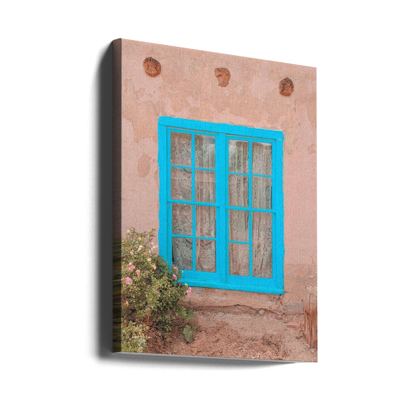 Ventana turquesa - Taos, Nuevo México | Impresiones en Lienzo