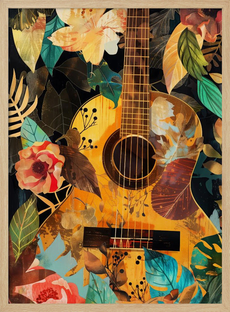 Music Guitar Collage (2) | Poster