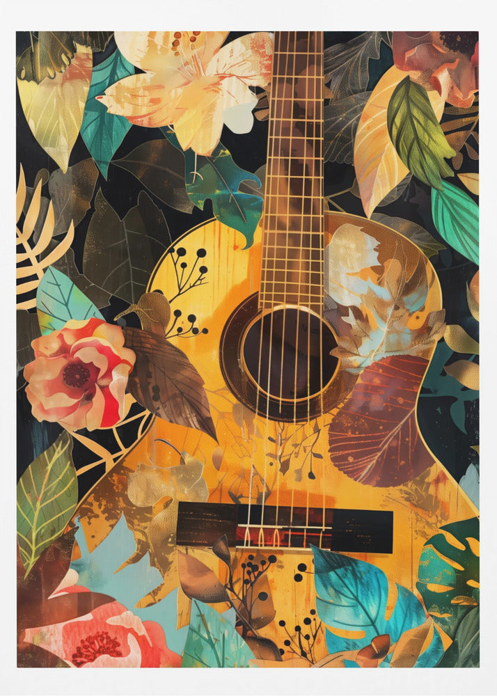 Music Guitar Collage (2) | Poster