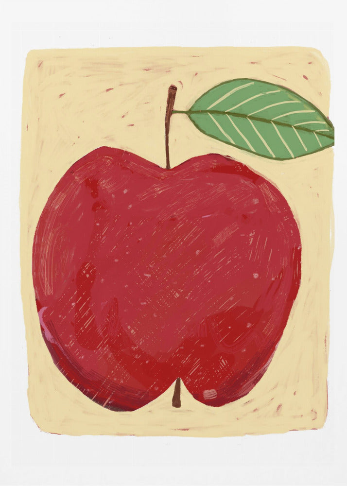 Big red apple | Poster