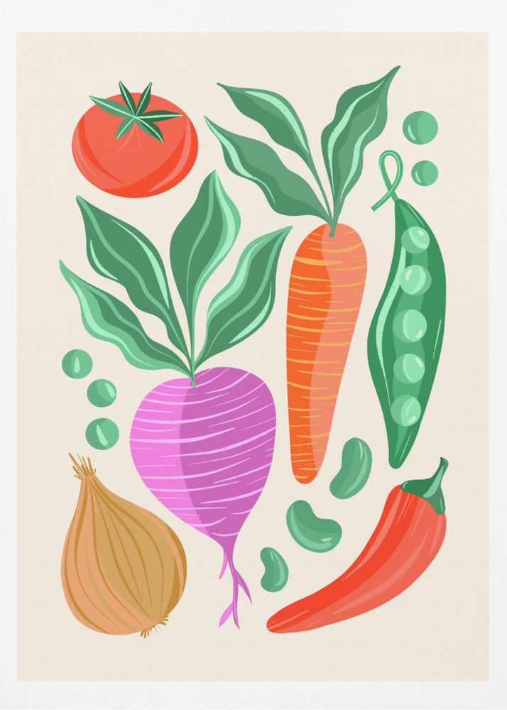 Légumes | Affiche