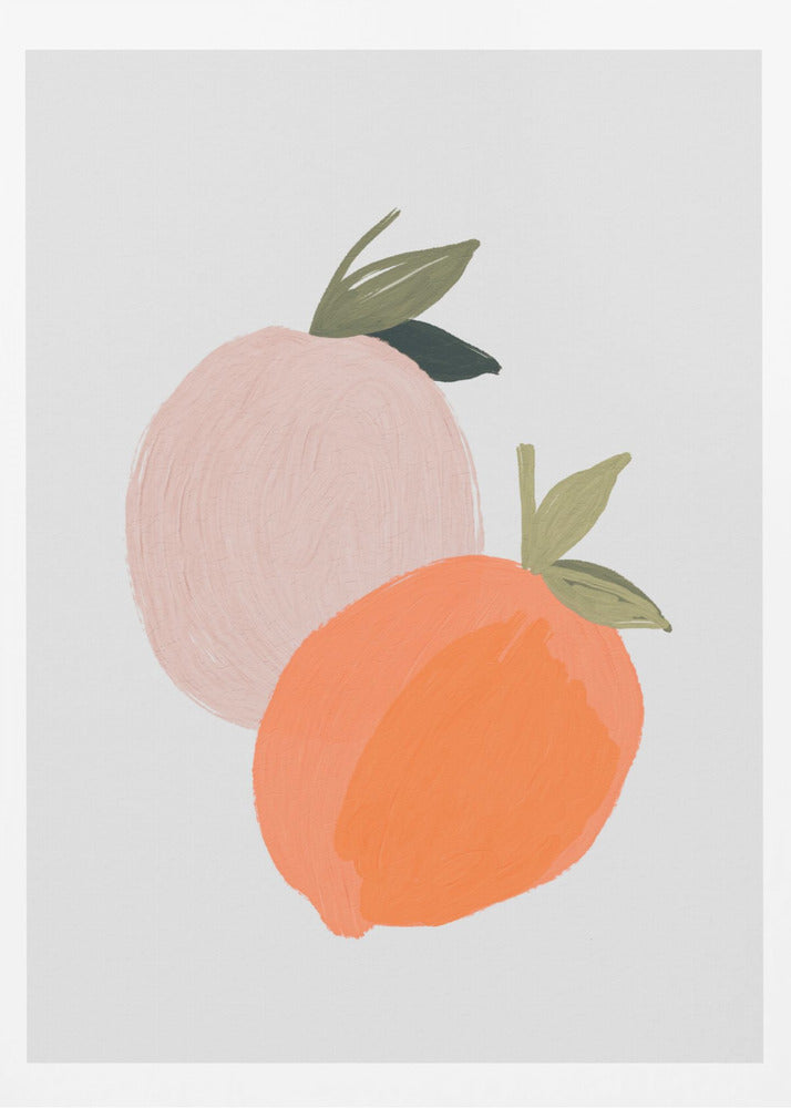 Painted Peach | Poster