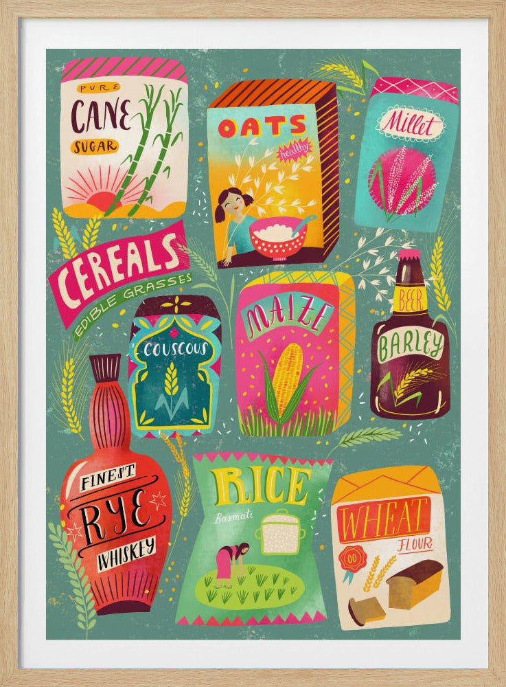 Colorful Cereal Chart | Poster