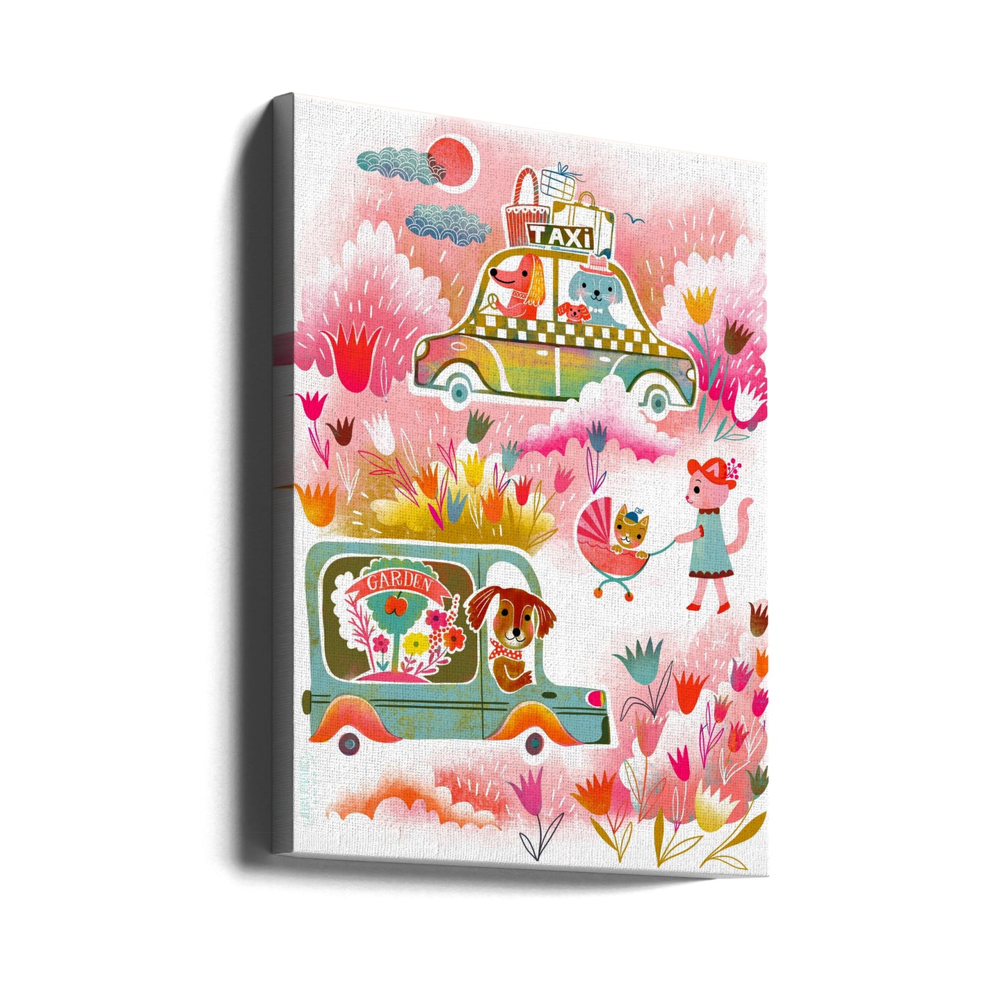 Animaux de compagnie voyageurs Critters On Wheels | Tableaux sur Toile