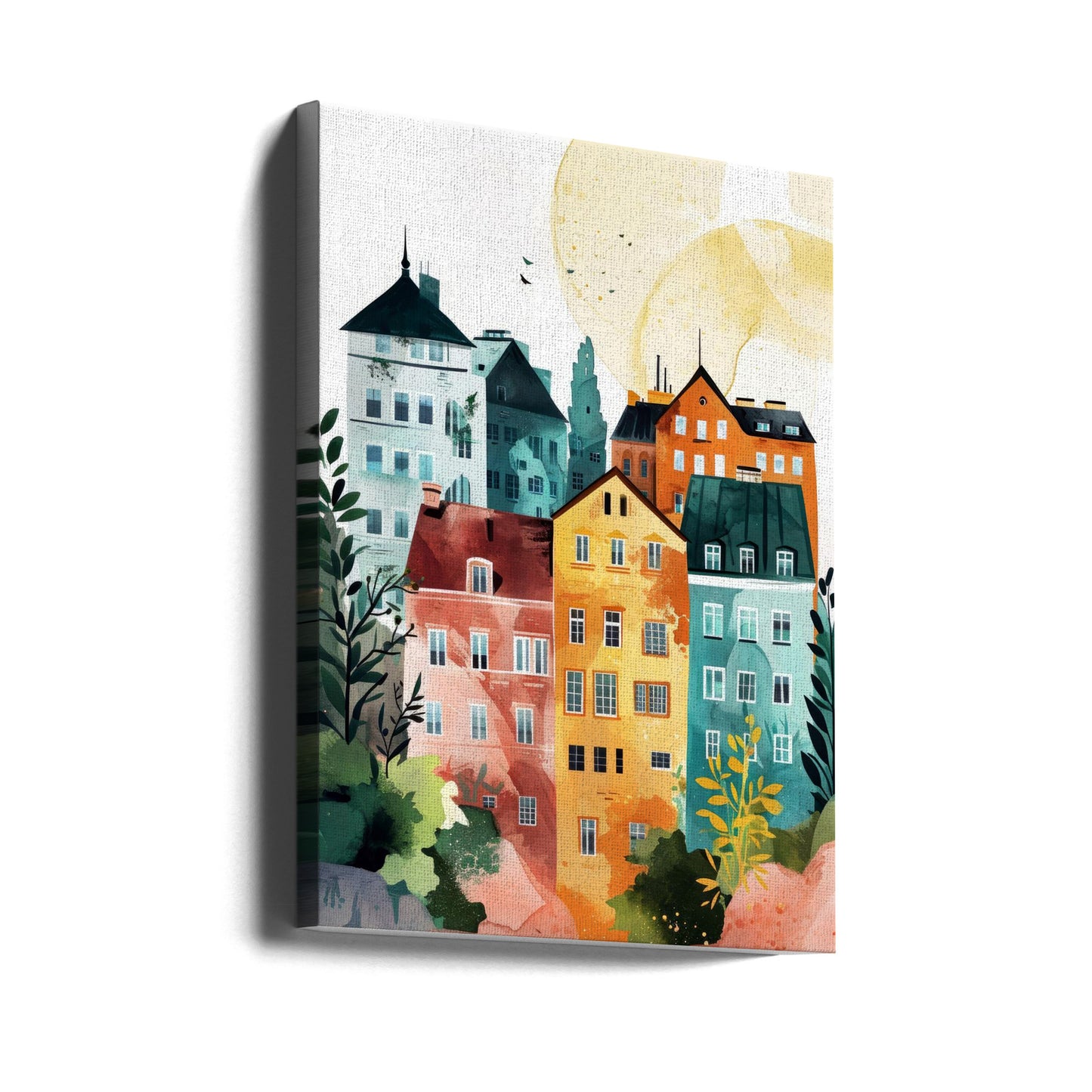 Varsovan akvarellimaalaus | Canvastaulut