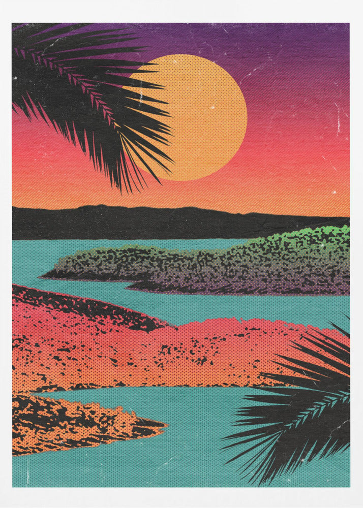 Retro Sunset | Poster