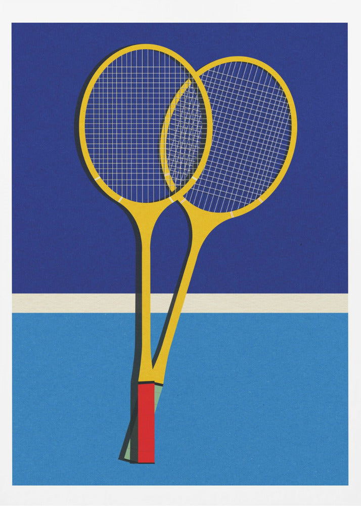 Raquettes de badminton en bois | Affiches
