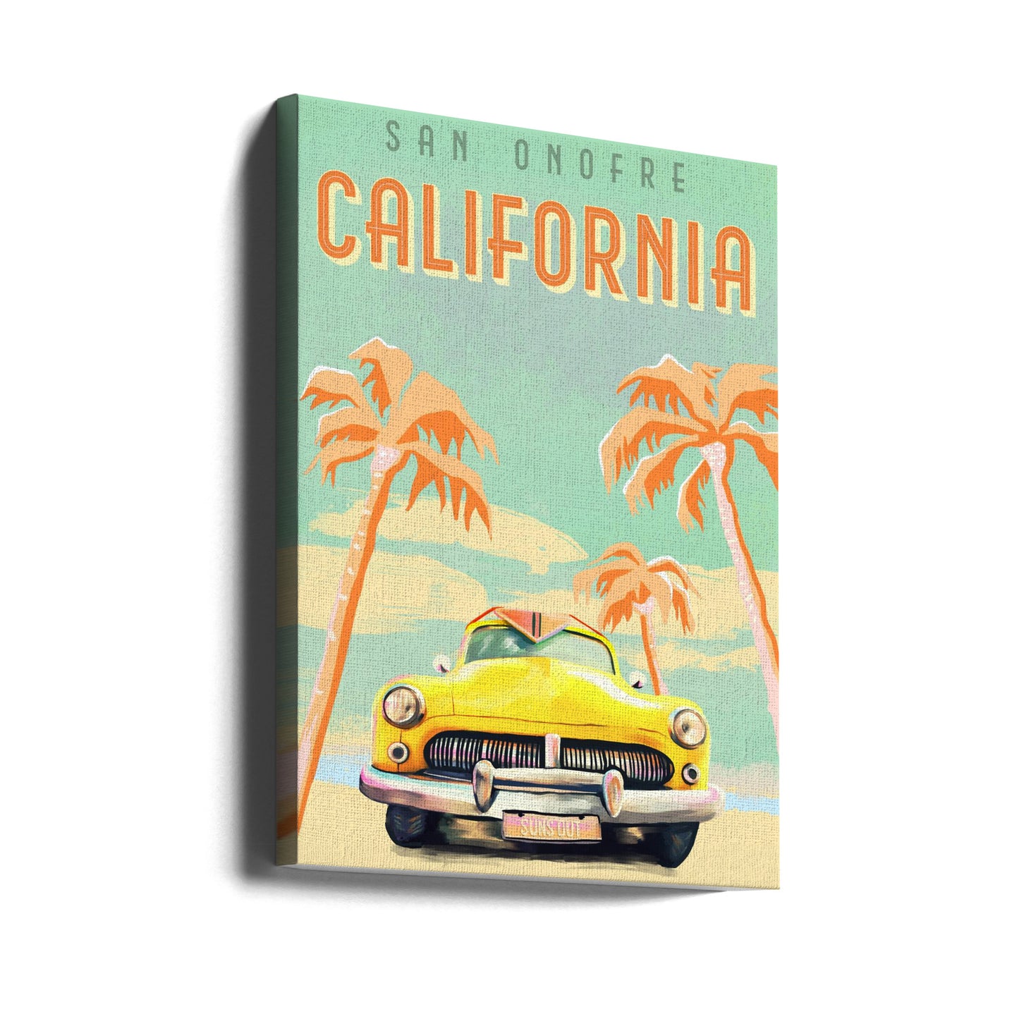 Surf californiano Poster - Stampe d’Arte | Stampe su Tela