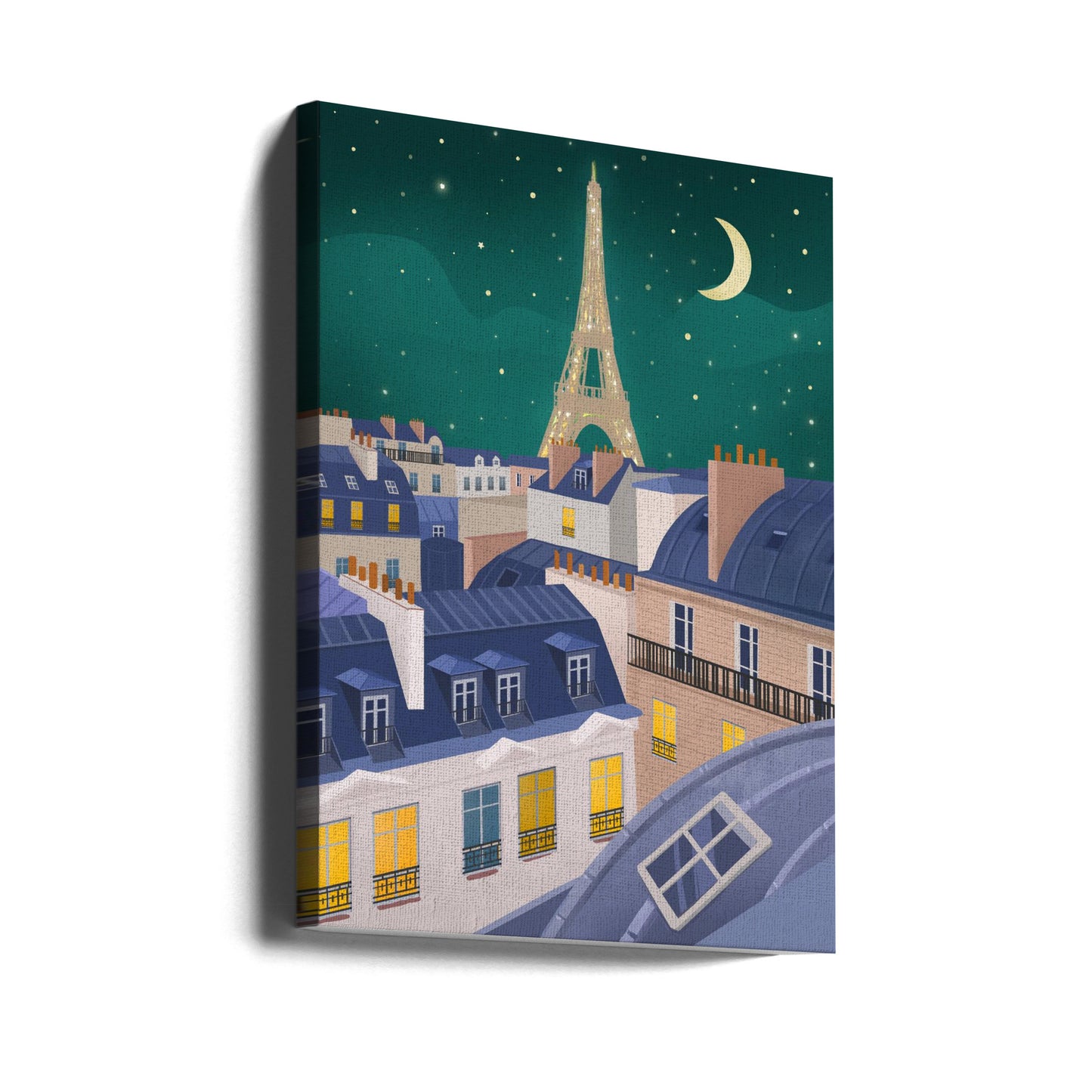Paris la nuit | Tableaux sur Toile
