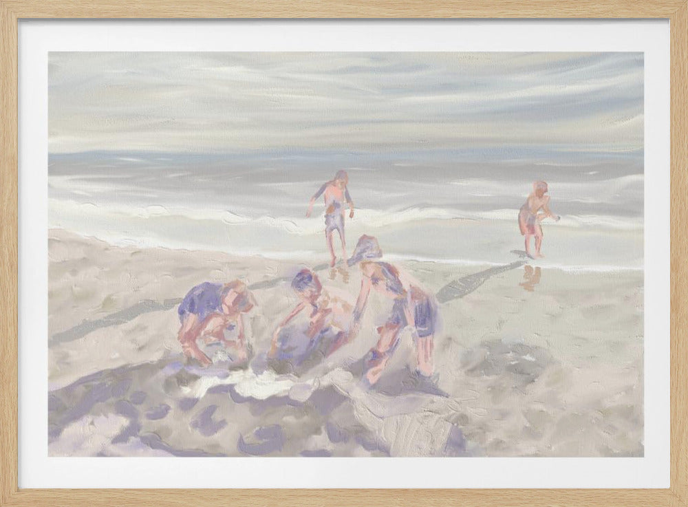 Les cousins à la plage, Hermanus, Afrique du Sud | Affiches