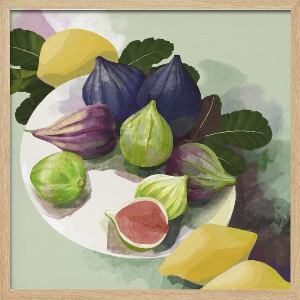 Figues et citrons | Affiche