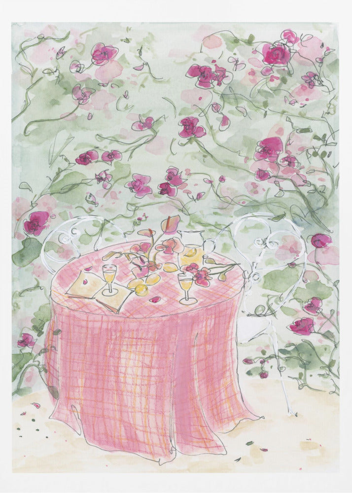 Fête estivale au jardin avec limonade | Affiches