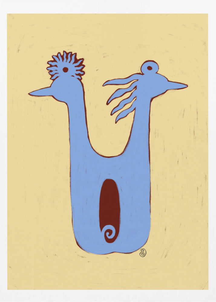 Couple d'oiseaux | Affiche