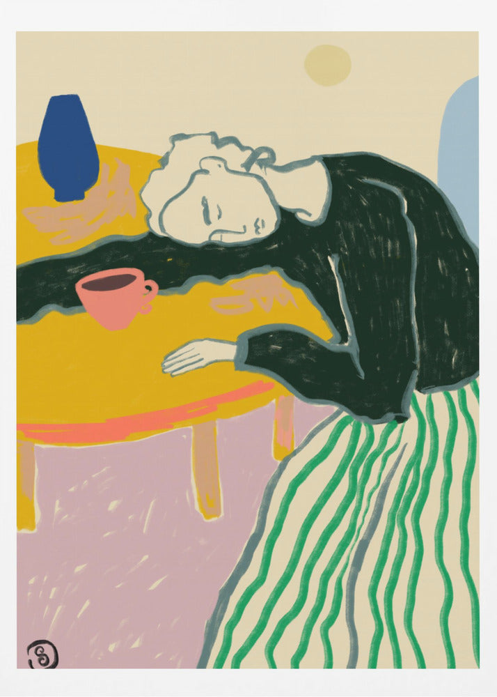 Pause reposante | Affiche