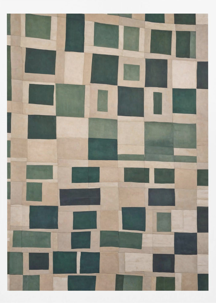 Mosaïque d'émeraude | Affiche