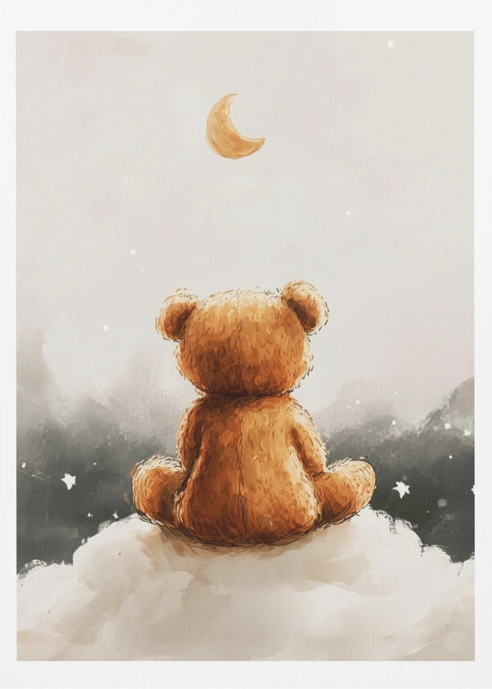 Moonlit Bear Dreams | Poster