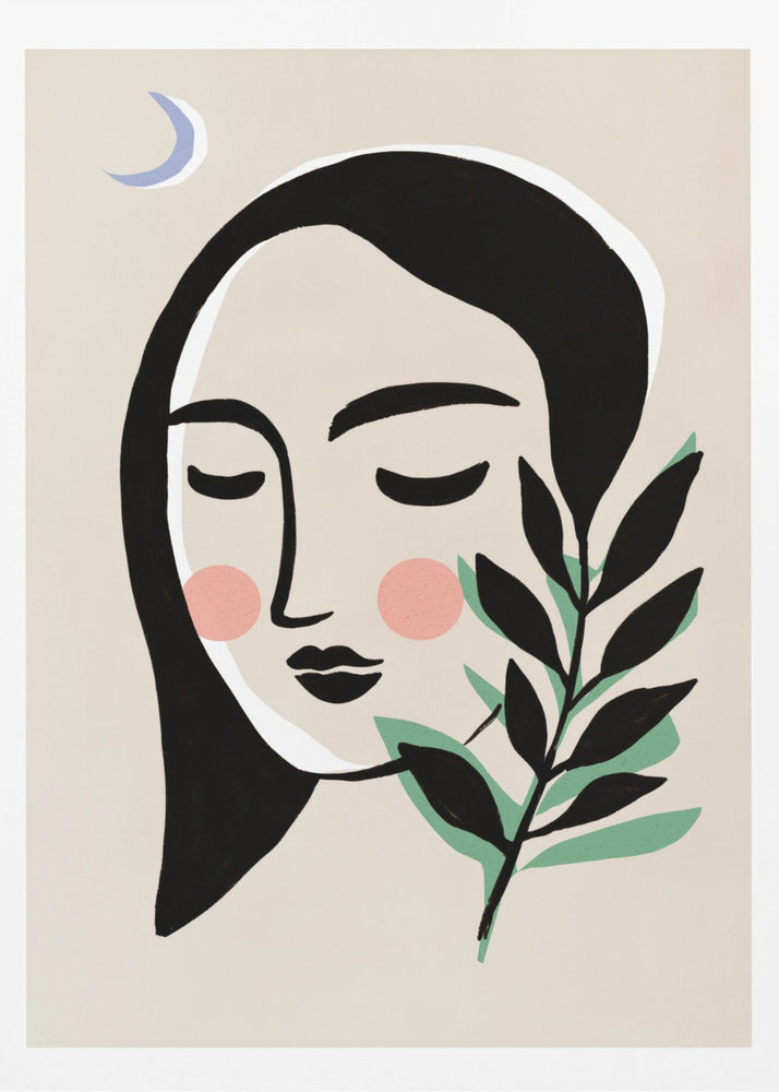 Sérénité au clair de lune | Affiche