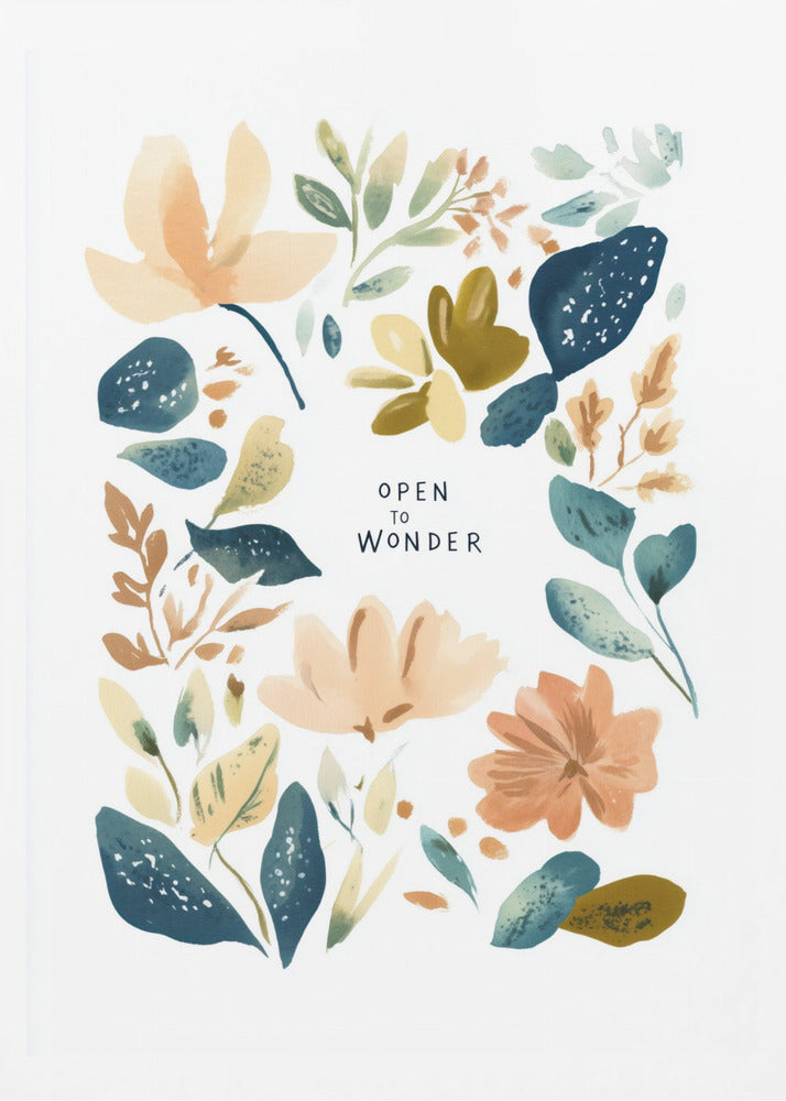 Floraison Fantaisie Florale | Affiche