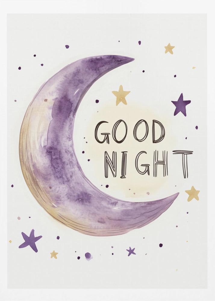 Sommeil au clair de lune | Affiche