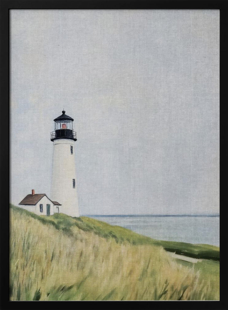 Solitary Lighthouse by the Sea | Poster