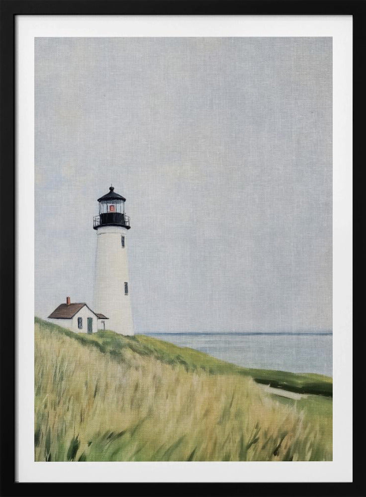Solitary Lighthouse by the Sea | Poster
