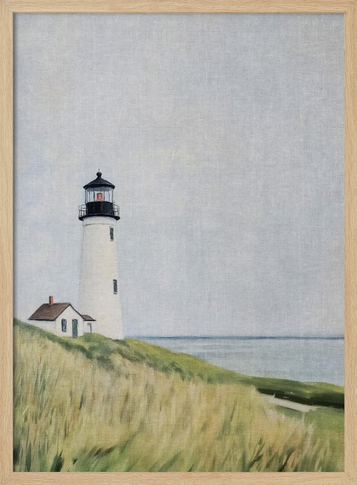 Solitary Lighthouse by the Sea | Poster