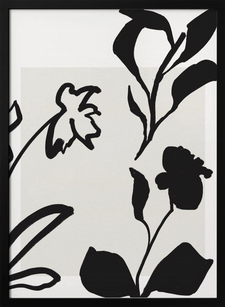 Monochrome Blooms | Poster