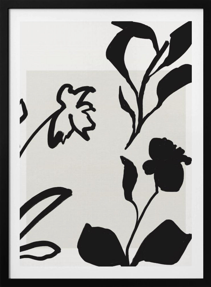 Monochrome Blooms | Poster