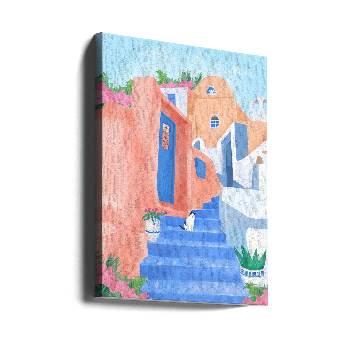 Rue de Santorin | Tableaux sur Toile