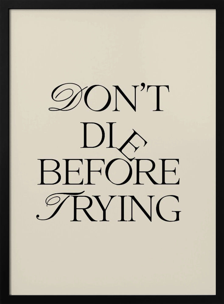 Before Trying | Poster