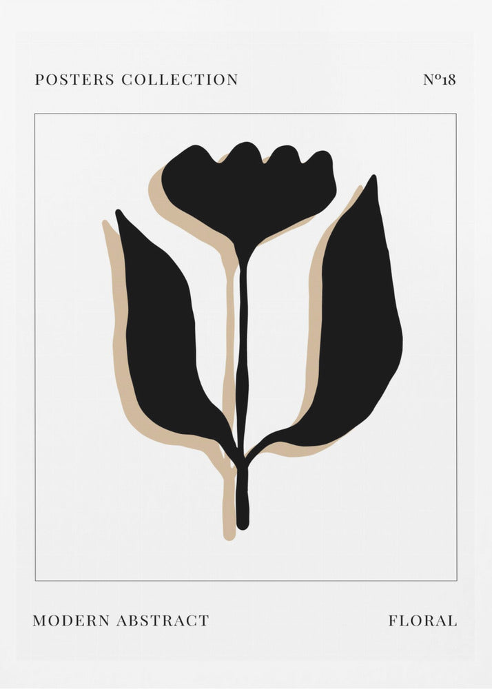 Bold Floral Silhouette | Poster