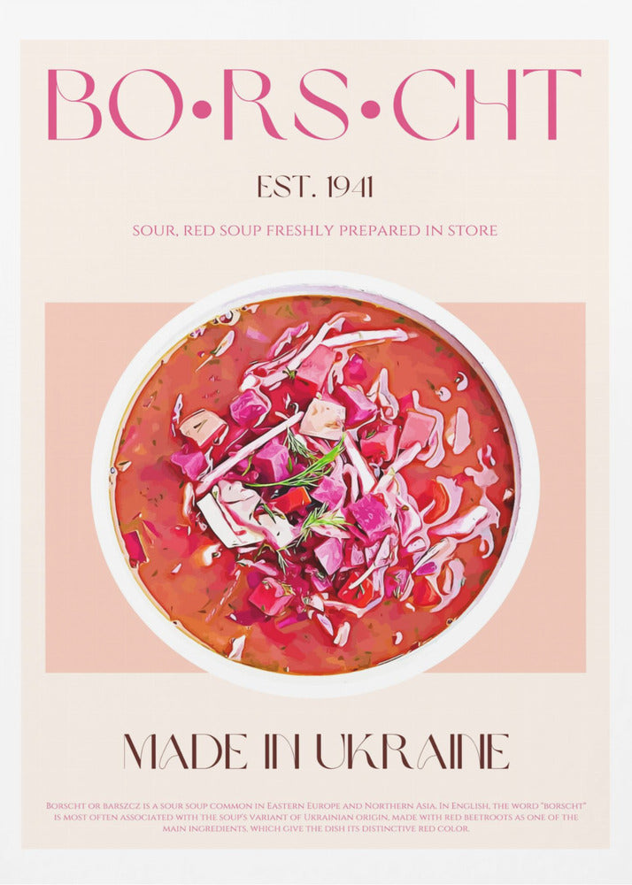 Ukrainian Borscht Bliss | Poster
