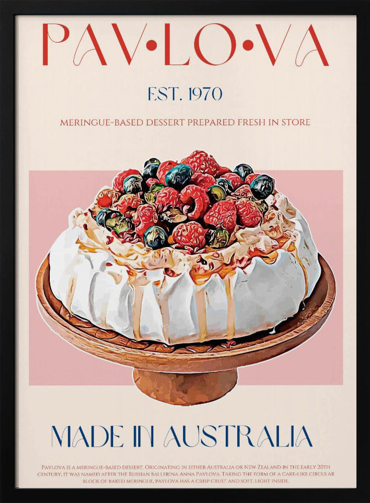 Berry Pavlova Delight | Poster