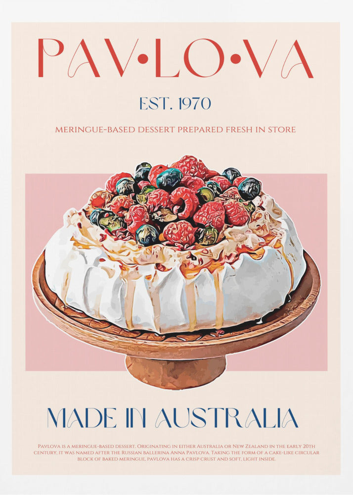 Berry Pavlova Delight | Poster