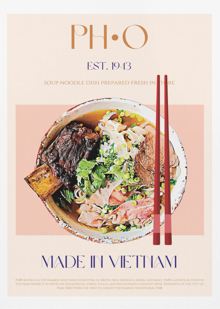 Vietnamese Noodle Delight | Poster