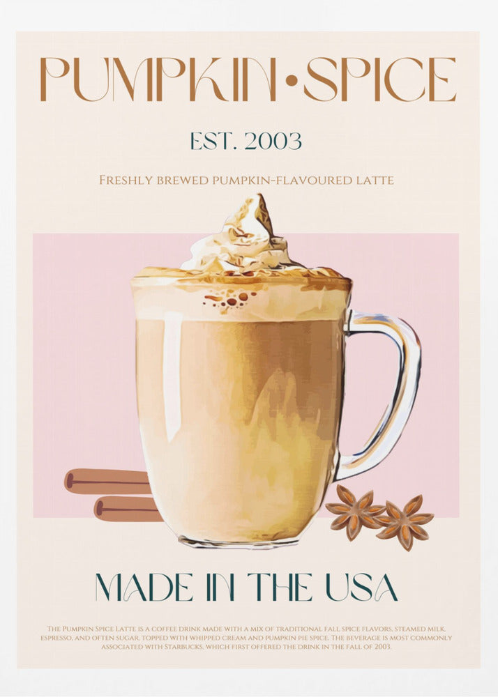 Autumn Latte Delight | Poster