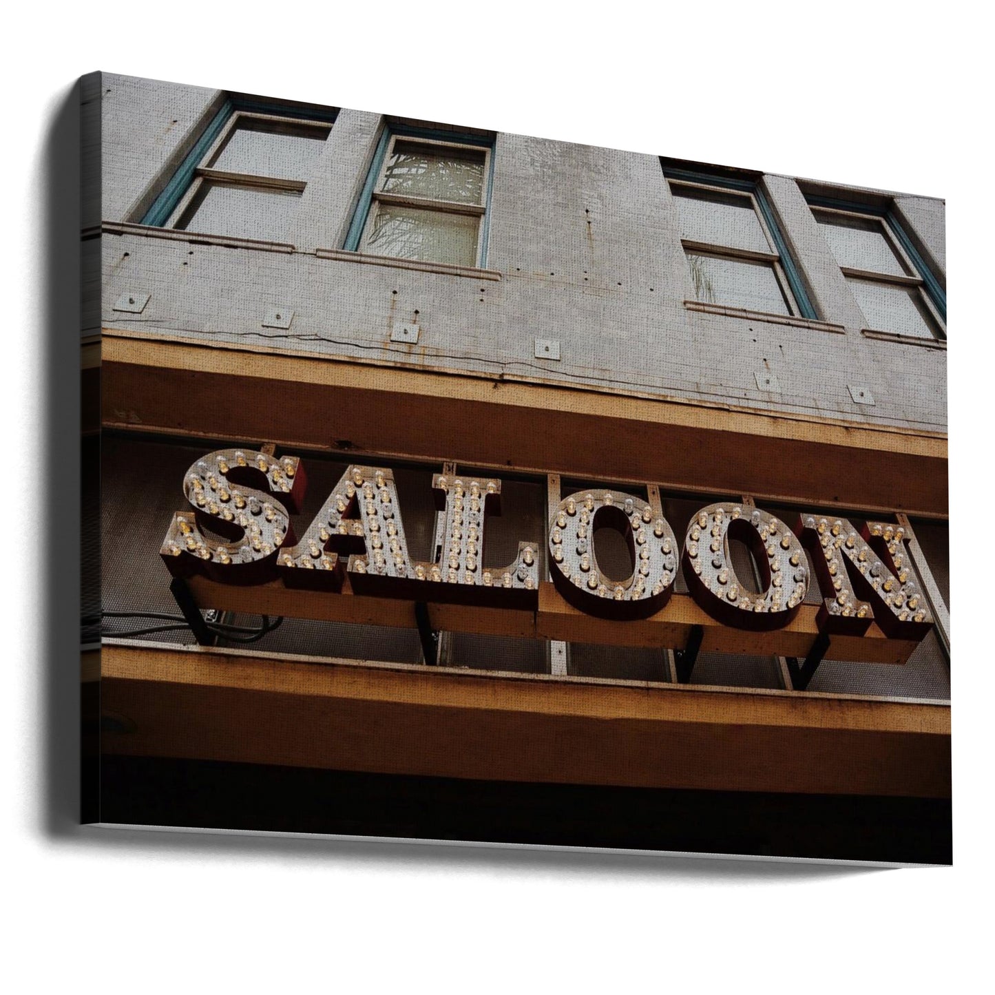 Letrero de salón vintage | Impresiones en Lienzo