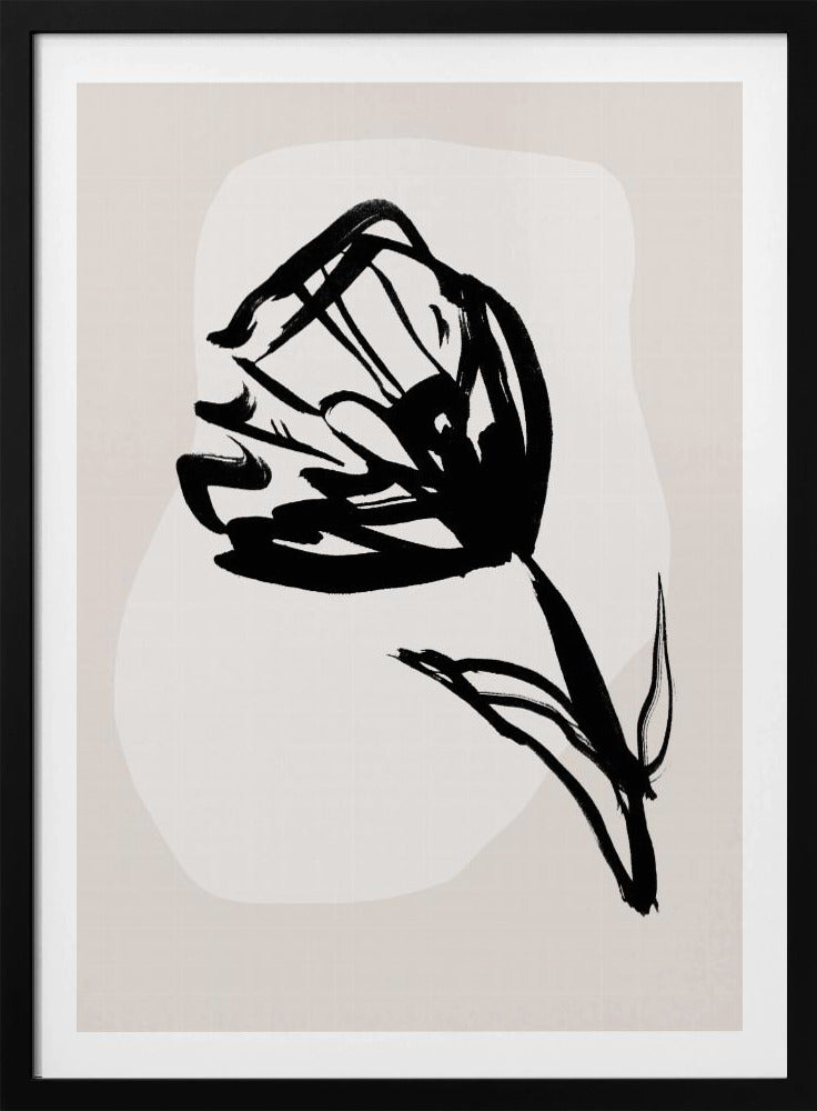 Monochrome Blossom | Poster