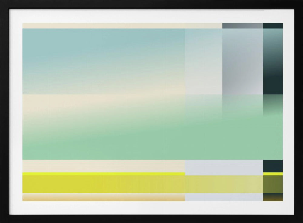 mellow anticipation modern bauhaus geomtric mellow anticipation modern bauhaus geomtric horizontal format | Poster
