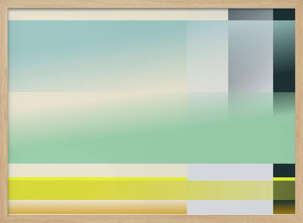 mellow anticipation modern bauhaus geomtric mellow anticipation modern bauhaus geomtric horizontal format | Poster