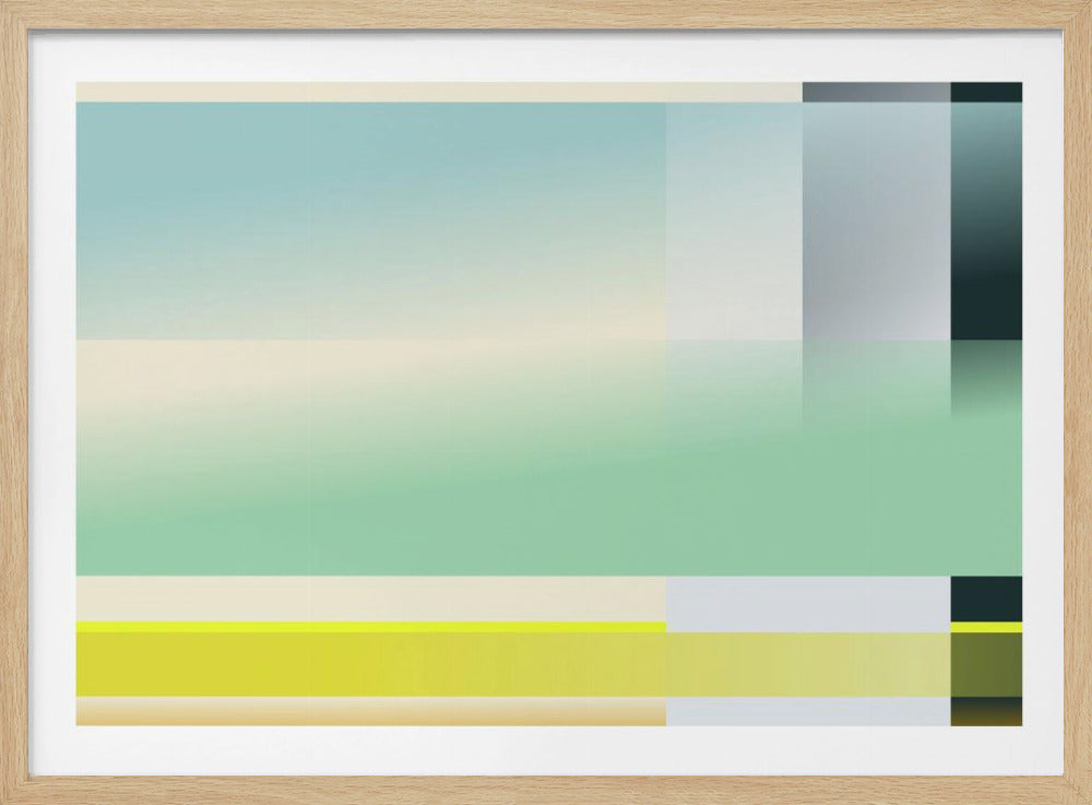 mellow anticipation modern bauhaus geomtric mellow anticipation modern bauhaus geomtric horizontal format | Poster
