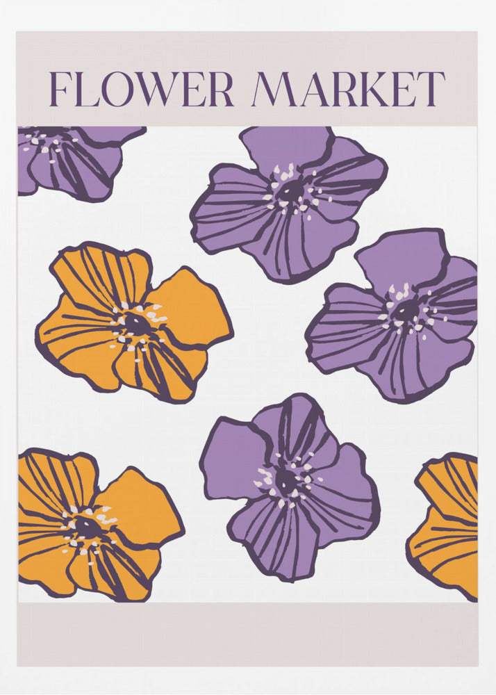 Motifs de pétales | Affiche